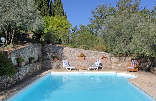 Panzano in Chianti Casa | Casa de vacaciones 'Chianti Loft' con vistas a la montaña, Wi-Fi y aire acondicionado