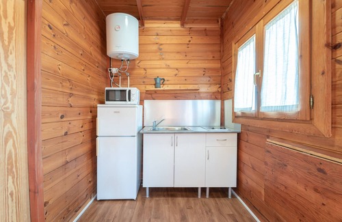 Barx Casa | Casa de vacaciones 'Cabaña Madera A' con vistas a la montaña, Wi-Fi y aire acondicionado