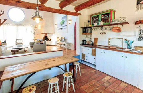 Formentera Casa | Casa de vacaciones 'Can Piedrópolis' con vistas al mar, piscina privada y Wi-Fi