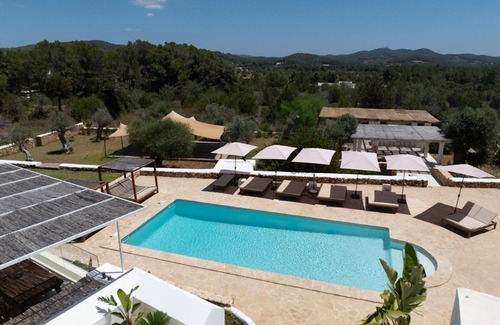 Santa Gertrudis Casa | Casa de vacaciones 'Can Tunio , Santa Gertrudis' con vistas a la montaña