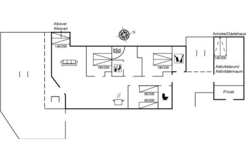 Bork Havn Casa | Holiday Home Cristiana - 1km to the fjord by Interhome