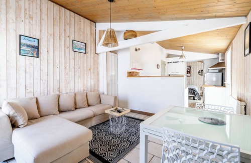 La Faute-sur-Mer Casa | Casa de vacaciones "De Pêcheur Au Calme" con terraza privada, jardín privado y Wi-Fi