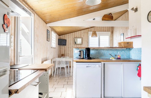 La Faute-sur-Mer Casa | Casa de vacaciones "De Pêcheur Au Calme" con terraza privada, jardín privado y Wi-Fi