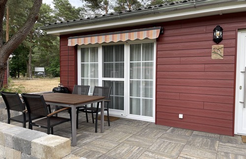 Wunsdorf Casa | Casa de vacaciones 'Eichelhäher' con terraza privada, jardín privado y Wi-Fi