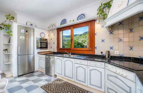 Mancor de la Vall Casa | Casa de vacaciones 'Son Apiana' con vistas a la montaña, Wi-Fi y aire acondicionado