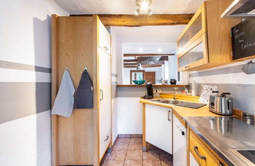 Eslohe Casa | Casa de vacaciones 'Fachwerk 1764' con terraza privada, jardín privado y Wi-Fi