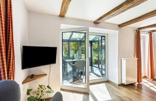 Eslohe Casa | Casa de vacaciones 'Fachwerk 1764' con terraza privada, jardín privado y Wi-Fi