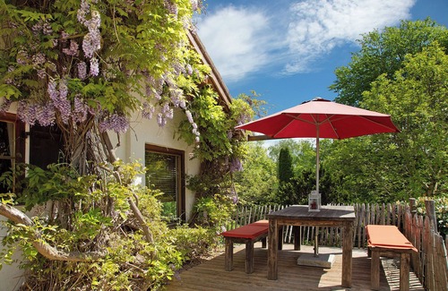 Munchen District Casa | Casa de vacaciones 'Ferienhaus Auszeithaus' con terraza privada, jardín privado y Wi-Fi