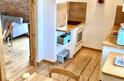 Eichelsachsen Casa | Casa de vacaciones 'Ferienhaus Bei Juste' con terraza privada, jardín compartido y Wi-Fi