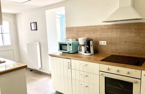 Eichelsachsen Casa | Casa de vacaciones 'Ferienhaus Bei Juste' con terraza privada, jardín compartido y Wi-Fi