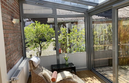 Eichelsachsen Casa | Casa de vacaciones 'Ferienhaus Bei Juste' con terraza privada, jardín compartido y Wi-Fi