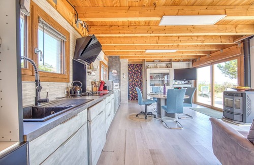 Le Verdon-sur-Mer Casa | Casa de vacaciones 'Chalet Les Pieds Dans L'eau' con vistas al mar, Wi-Fi y aire acondicionado