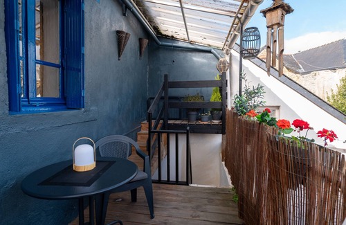 Josselin Casa | Casa de vacaciones 'Gite Du Canal' con terraza privada, balcón y Wi-Fi