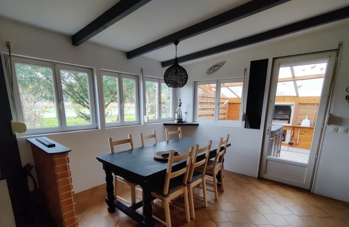 Begadan Casa | Casa de vacaciones 'Grand Chalet médocain de Bégadan' con terraza privada, Wi-Fi