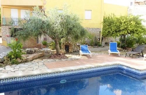 Alcover Casa | Casa de vacaciones 'Hort De La Cinteta' con vistas a la montaña, piscina y aire acondicionado