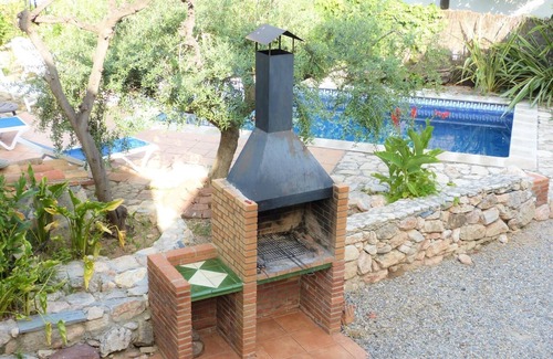 Alcover Casa | Casa de vacaciones 'Hort De La Cinteta' con vistas a la montaña, piscina y aire acondicionado