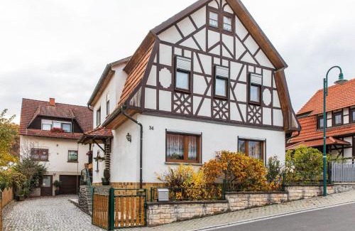 Gleichamberg Casa | Holiday home in Thuringia with private terrace use of a garden and pool
