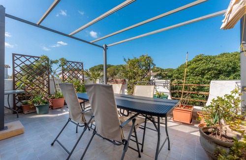 Capitana Casa | Casa de vacaciones 'Casa Marras A Pochi Passi Dal Mare' con vistas al mar y aire acondicionado