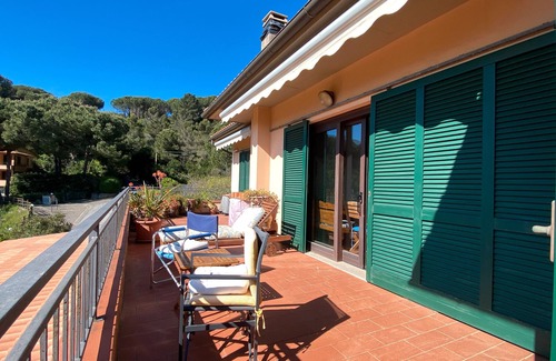 San Piero in Campo Casa | Casa Vacanze 'Bellavista' con Vista al Mar, Terraza Privada y Aire Acondicionado
