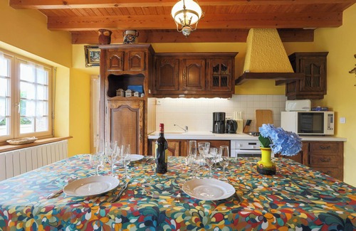 Ploulech Casa | Casa de vacaciones 'Kerjézéquel 2 km Playa' con terraza privada, jardín privado y Wi-Fi