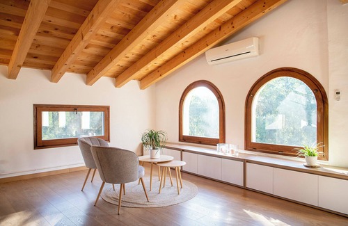 Beguda Casa | Casa de vacaciones 'L'Altell' con vistas a la montaña, Wi-Fi y aire acondicionado