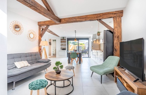 Beauvoir-sur-Mer Casa | Casa de vacaciones 'La Goisette' con terraza privada, jardín privado y Wi-Fi