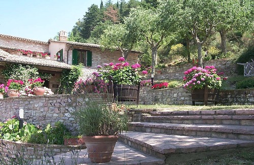 Assisi Apartamento | CASA DE VACACIONES "L'OASI" EN ASIS - Entrada privada, jardín con piscina