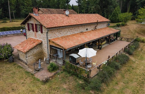 Piegut-Pluviers Casa | Casa de vacaciones 'Les Touilles - Dordogne' con piscina privada, terraza privada y Wi-Fi