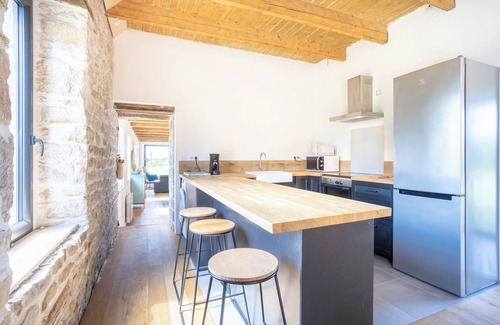 Plomeur Casa | Casa de vacaciones 'Le Gîte De San Theurnel' con vistas al mar, jardín privado y Wi-Fi