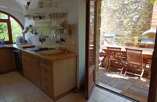 Grane Casa | Casa de vacaciones 'Les Remparts' con vistas a la montaña, terraza privada y Wi-Fi
