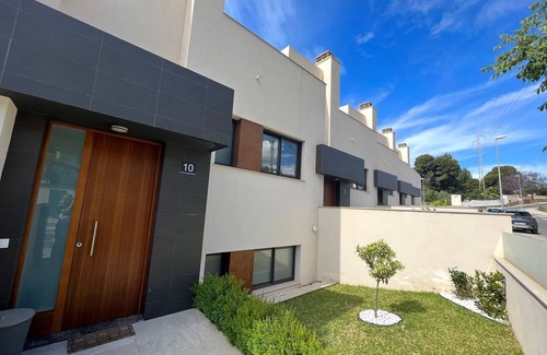 Nerja Casa | Casa de vacaciones 'Luxe Woning, Fuente Del Baden' con vistas al mar y aire acondicionado