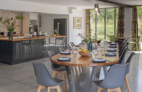 La Touche Casa | Casa de vacaciones 'Magnifique' con vistas a la montaña, Wi-Fi y aire acondicionado