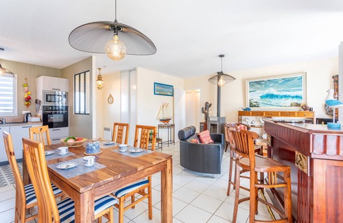Jard-sur-Mer Casa | Casa de vacaciones 'Maison Salorge' con piscina privada, Wi-Fi y aire acondicionado