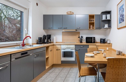 Mittelfeld Casa | Casa de vacaciones 'Messenahes Ferienhaus Hannover' con terraza privada y Wi-Fi