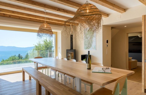 Metzeral Casa | Casa de vacaciones 'Refuge Mil100' con vistas a la montaña, terraza privada y Wi-Fi