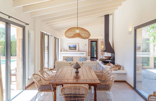 Es Palmer Casa | Casa de vacaciones 'S'hort Des Frares' con vistas a la montaña, Wi-Fi y aire acondicionado