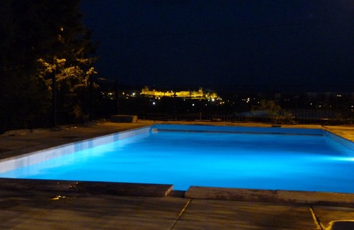 Carcassonne Cabaña | Casa rural en villa - Pool & Spa - Hermosa vista Carcassonne - wifi