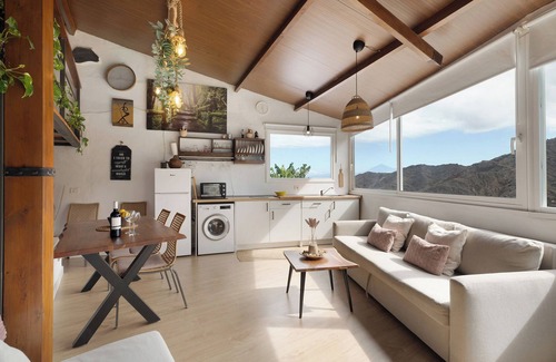 Hermigua Casa | Casa de vacaciones "Tajaraste 2" con vistas al mar y a la montaña, terrazas privadas y Wi-Fi