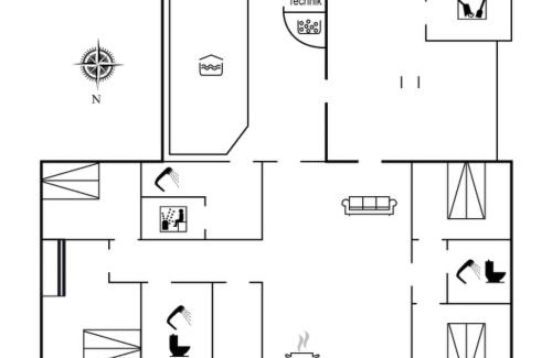 Øhuse Casa | Holiday Home Thana - 1-4km from the sea by Interhome