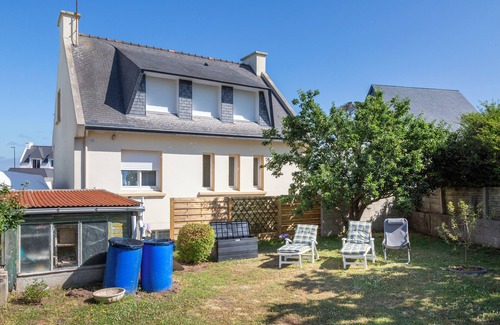 Trevignon Casa | Casa de vacaciones 'Ty Porz Mouzic' con vistas al mar, jardín privado y Wi-Fi