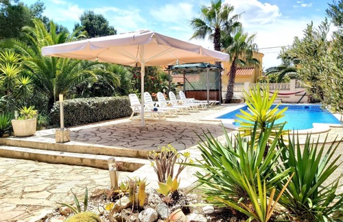 Les Tres Cales Casa | Casa de vacaciones 'Villa Sahra' con vistas a la montaña, Wi-Fi y aire acondicionado