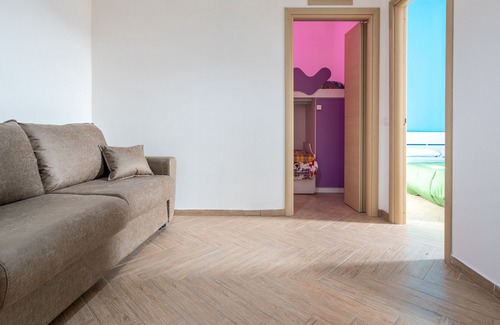 Aspra Casa | Casa de vacaciones "Vista Mare" con vistas al mar, balcón y Wi-Fi
