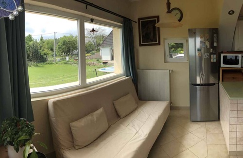 Balatonalmadi Casa | Casa vacacional con piscina exterior y panorama