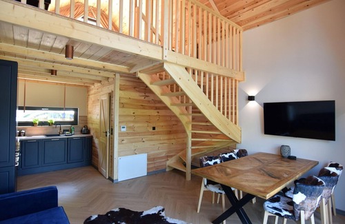 Pomerania Province Casa | Casa de vacaciones con piscina y sauna en Zawory