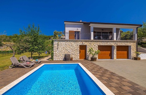 Krk Casa | Casa de vacaciones FRANOLIC con piscina