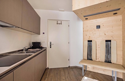 Mareo Apartamento | Apartamento vacacional "Dui Residenz Bun Sté" con vistas a la montaña, jacuzzi y jardín