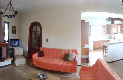 Paralia Porovitsis Casa | Holiday two-floor 133 square meters house with large garden and lemon trees.
