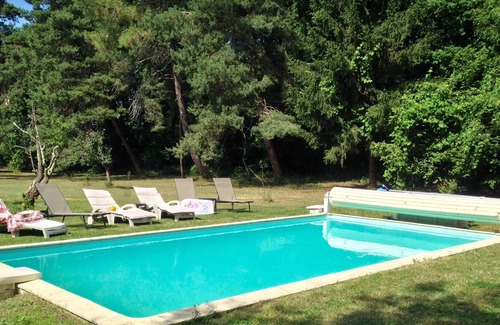 Cherac Villa | Villa de vacaciones - viñedos Cognac - piscina para 6 adultos 2 niños