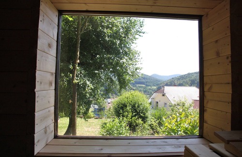 Lug Casa | Höllenberghütte en Lug, con sauna jardín, casa de vacaciones en el bosque del Palatinado