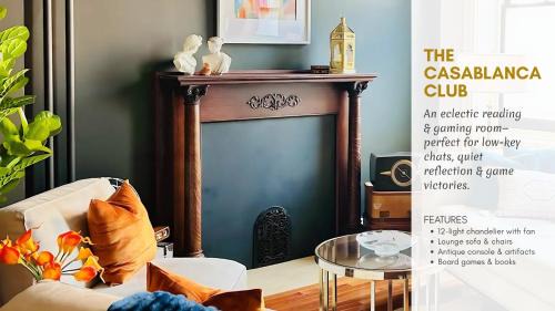Lancaster Apartamento | Hollywood Glam Themed Manor with Sauna for 12-People